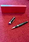 Cartier Ballpoint Pen Black & Gold Luxury Writing Pen with Gift Box